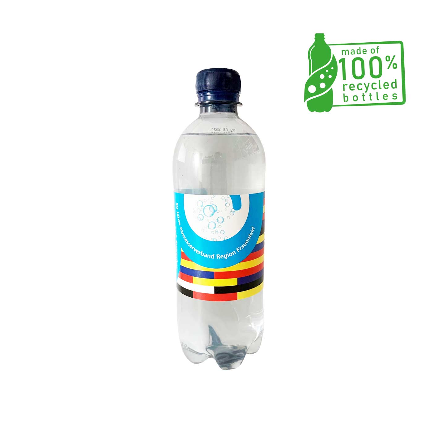 Mineralwasser mit Logo